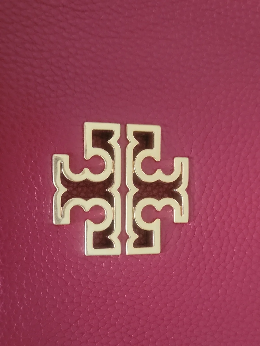 Tory Burch Red Leather Gold Chain Shoulder Bag - Rare Medium Size